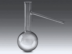 Quartz distillation flask
